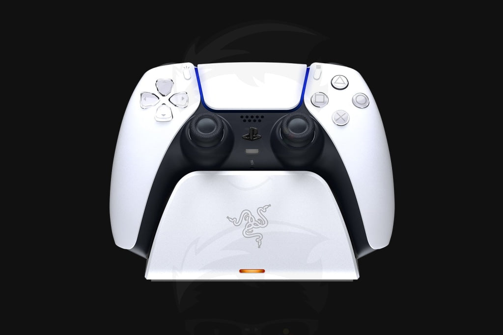 Razer Quick Charging Stand for PS5™ - White Razer Quick Charging Stand for PS5™ - White